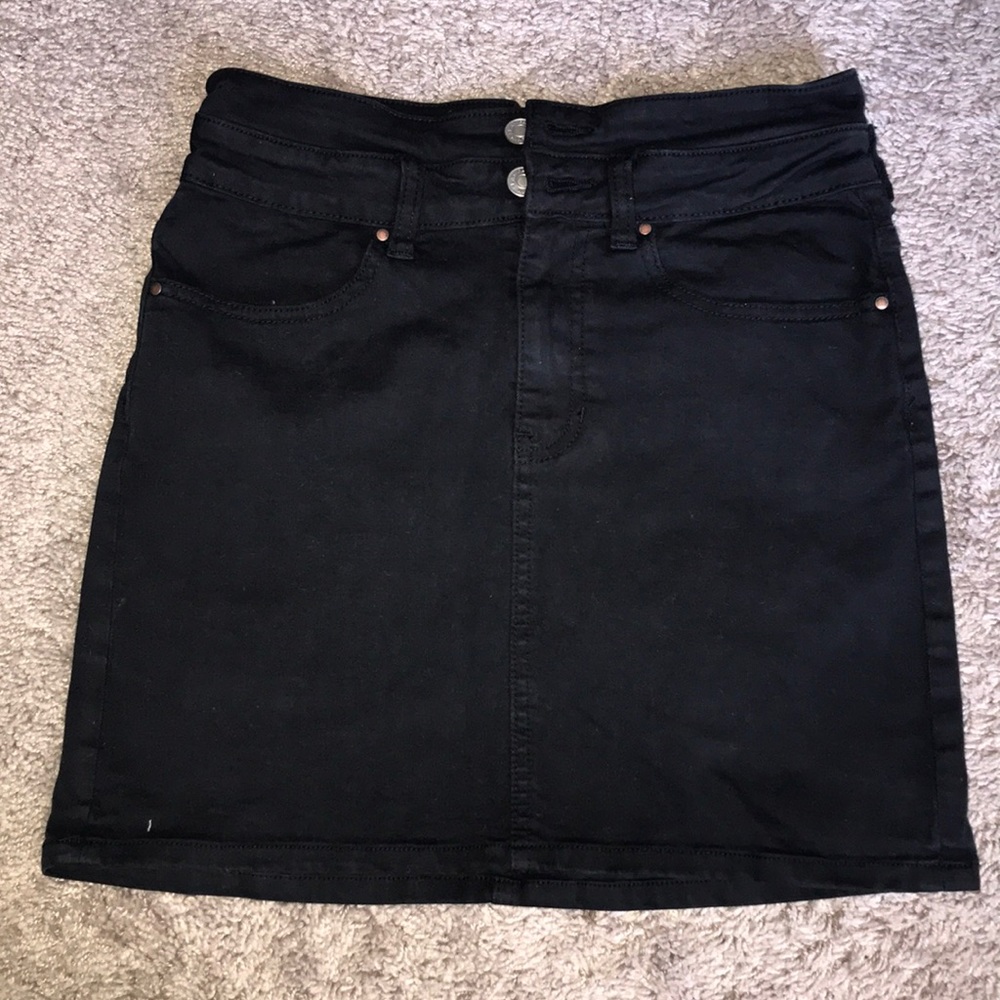 Black Jean skirt size 24